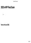2025 AHIP Final Exam&colon; Study Guide & Practice Questions