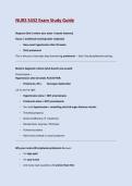 NURS 5432 Exam Study Guide&sol;Latest Updated A&plus; Score Guide Solution