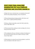 PIVOT POINT BUNDLED EXAMS CERTIFICATION EVALUATION EXAMS 2026 UPDATED QUESTIONS WITH CORRECT ANSWERS GRADED A&plus;