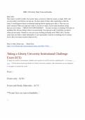 BIBL 104&comma; Comprehensive Study Notes for Institutional Challenge Exam &vert; Actual Latest 2026 Test &vert; Verified Solutions