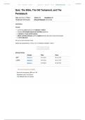 Quiz - The Bible - Old Testament & Pentateuch &lpar;Wk 1&comma; Mod 1&rpar; &vert; Actual Latest 2026 Test &vert; Verified Solutions