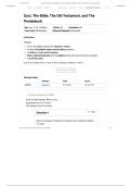 Quiz - The Old Testament & Pentateuch &lpar;Course Code&rpar; &vert; Actual Latest 2026 Test &vert; Verified Solutions