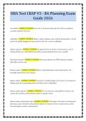 IIBA Test CBAP V3 - BA Planning Exam Guide 2026