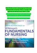 Test Bank for Davis Advantage for Wilkinson&rsquo;s Fundamentals of Nursing&colon; Theory&comma; Concepts&comma; and Applications 5th Edition 2026&sol;2027 &ndash; Leslie S&period; Treas&comma; Karen L&period; Barnett & Mable H&period; Smith &ndash; Complete Chapters 1‑46 Exam Resource