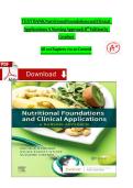 Test bank for Nutritional Foundations & Clinical Apps &lpar;8th Ed&rpar; by grodner all chapters update 2026