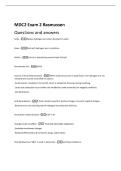 MDC2 Exam 2 Rasmussen  Questions and answers 
