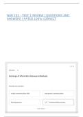 NUR 102 - TEST 1 REVIEW &vert; QUESTIONS AND ANSWERS &vert; RATED 100&percnt; CORRECT