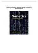 Test Bank For Genetics A Conceptual Approach 7th Edition By&colon; Benjamin A&period; Pierce