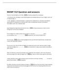 MGMT 312 Question and answers 