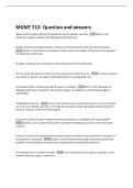 MGMT 312- Question and answers 