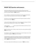 MGMT 582 Question and answers 