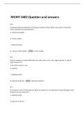 MGMT 4402 Question and answers 