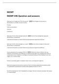 MGMT   MGMT 445 Question and answers 