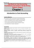 Test Bank for Cost Accounting  Foundations & Evolutions 10th edition By Kinney&comma;  Raiborn&comma; Dragoo 