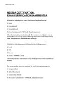 NBSTSA CERTIFICATION   EXAM&sol;CERTIFICATION EXAM NBSTSA 