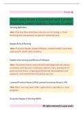 Nurs 1000 Exam 1 Questions and Correct Answers&sol; Latest Update &sol; Already Graded