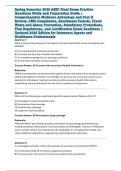 Spring Semester 2026 AHIP Final Exam Practice Questions Study and Preparation Guide &vert; Comprehensive Medicare Advantage and Part D Review&comma; CMS Compliance&comma; Enrollment Periods&comma; Fraud Waste and Abuse Prevention&comma; Beneficiary Protections&comma; Plan Regulations&comma; and 