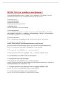 NCLEX 75 Exam questions and answers 