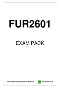 FUR2601 EXAM PACK 2026