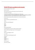NCLEX PN Exam questions and answers 