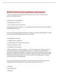 NCLEX Practice Exam questions and answers 