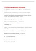 NCLEX RN Exam questions and answers 