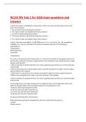 NCLEX RN Test 1 for 2026 Exam questions and  answers 