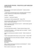 AASM BOARD REVIEW - PEDIATRIC SLEEP MEDICINE REVIEW 2026