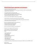 NCLEX Style Exam questions and answers 