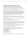 NCLEX-RN Exam questions and answers 