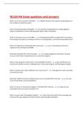 NCLEX-RN Exam questions and answers 