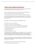 NCLEX  Exam questions and answers 