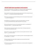NCLEX-Style Exam questions and answers 