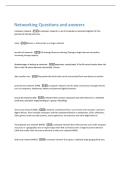 Networking Questions and answers 