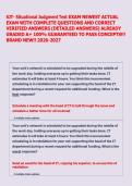 SJT- Situational Judgment Test EXAM NEWEST ACTUAL  EXAM WITH COMPLETE QUESTIONS AND CORRECT  VERIFIED ANSWERS &lpar;DETAILED ANSWERS&rpar; ALREADY  GRADED A&plus; 100&percnt; GUARANTEED TO PASS CONCEPTS&excl;&excl;&excl;  BRAND NEW&excl;&excl; 2026-2027 SJT- Situational Judgment Test EXAM NEWEST ACTUA