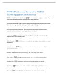 NVIDIA Multimodal Generative AI &lpar;NCA GENM&rpar; Questions and answers 