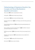 Concepts and Clinical Manifestations  Questions and answers 
