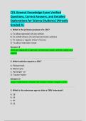 CDL General Knowledge Exam Verified  Questions&comma; Correct Answers&comma; and Detailed  Explanations for Science Students&vert;&vert;Already  Graded A&plus; 