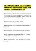 PROGRESSIVE CARE RN A V1 EXAM SCRIPT 2026 UPDATED QUESTIONS WITH ACCURATE ANSWERS GRADED A&plus;
