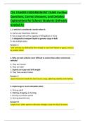 CDL TANKER ENDORSEMENT EXAM Verified  Questions&comma; Correct Answers&comma; and Detailed  Explanations for Science Students&vert;&vert;Already  Graded A&plus; 
