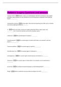 Pediatric Surgery Questions and answers 