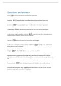 Respiratory and Circulatory System Review for Biology Exam Questions and answers