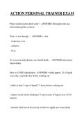 ACTION PERSONAL TRAINER EXAM QUESTIONS AND ANSWERS 2026