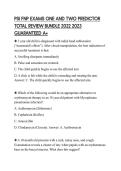 PSI FNP EXAMS ONE AND TWO PREDICTOR TOTAL REVIEW BUNDLE 2022 2023 GUARANTEED A&plus;