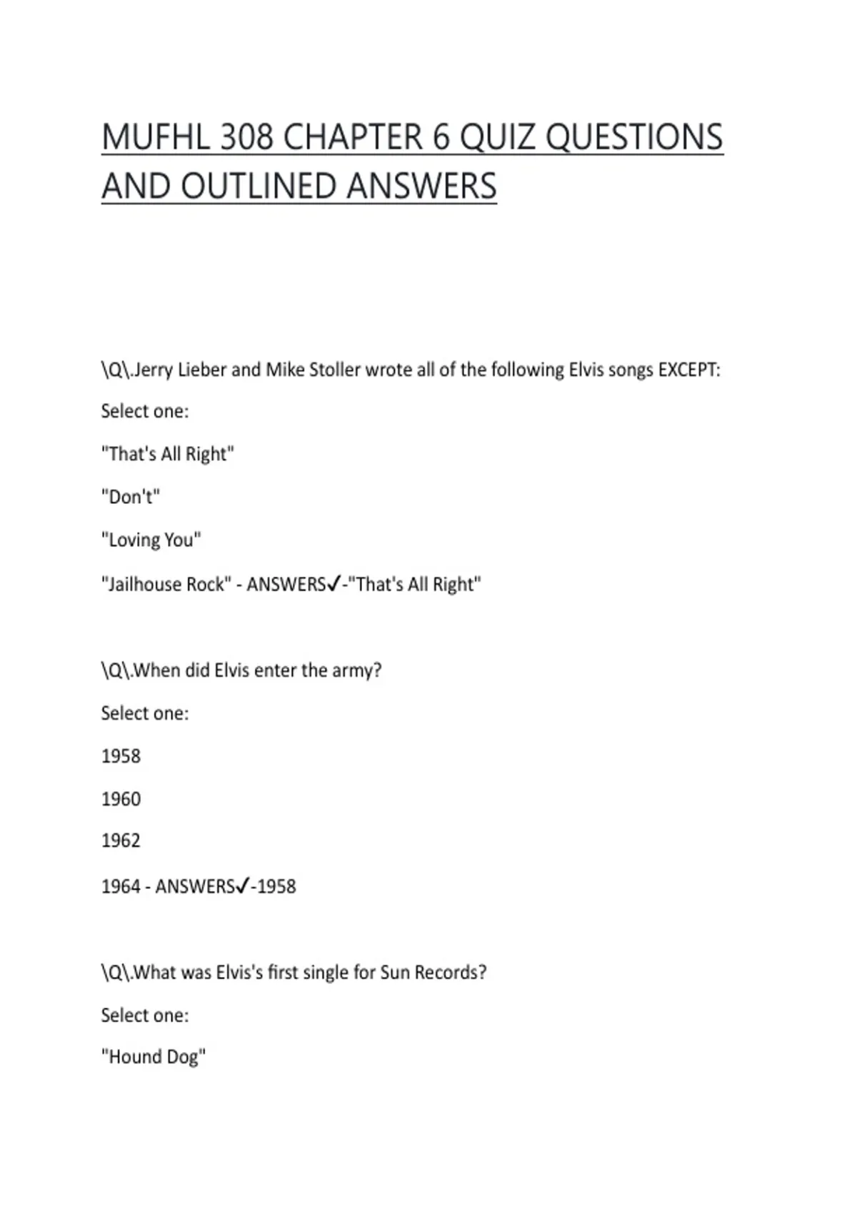 MUFHL 308 CHAPTER 6 QUIZ QUESTIONS AND OUTLINED ANSWERS 2026 - MUFHL ...