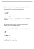 Respiratory Disorders Questions and answers 