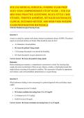 NUR 242 Medical-Surgical Nursing Exam Prep 2025&ndash;2026 Comprehensive Study Guide &vert; NUR 242 Med Surg Practice Questions&comma; NCLEX-Style Case Studies&comma; Verified Answers&comma; Detailed Rationales&comma; Clinical Scenario Review&comma; and High-Pass Nursing Exam Preparation Materia