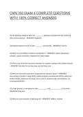 CMN 350 EXAM 4 COMPLETE QUESTIONS WITH 100&percnt; CORRECT ANSWERS