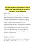 NSG 5140 ADVANCED P&Acy;&Tcy;&Ncy;&Ocy;&Rcy;HYSIOLOGY Exam &vert;QUESTIONS & ANSWERS&vert; already graded A&plus; &lpar;COMPLETE BUNDLE&rpar; UPDATED&excl;&excl;&excl;
