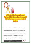 ATI Pediatric Nursing Exam 1 Review 2026 &ndash; 100 Questions &ndash; Growth Milestones&comma; Reflexes&comma; Vaccines&comma; Pain Scales
